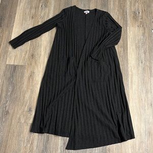 Lularoe Long Black Cardigan Duster